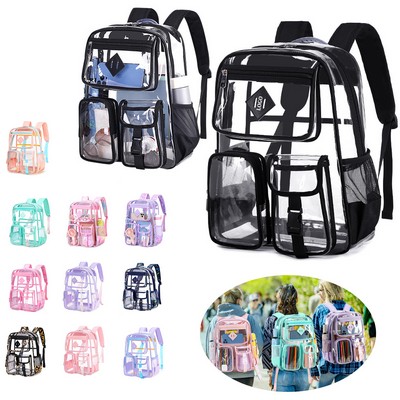 Large Clear Waterproof PVC Backpack