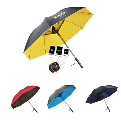 USB Umbrella with Cooling Fan