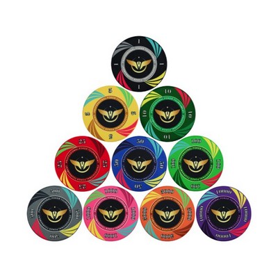 43MM Ceramic Poker Clip