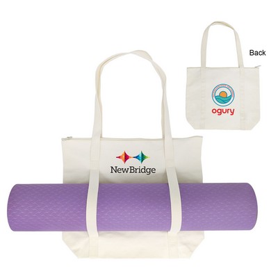 14 oz. Canvas Yoga Tote Bag