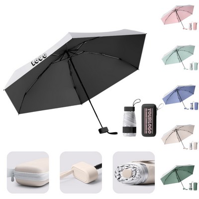 Titanium Silver Mini Sun Umbrella