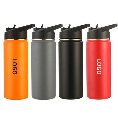 20 Oz. Double - Walled Stainless Steel Water Bottle
