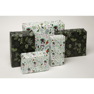 Full Color Custom White Wrapping Paper 50' Roll