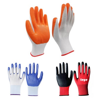 Breathable Rubber-Coated Garden Gloves