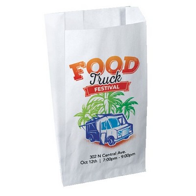 Full Color Merchant 2-Sided Paper Bag (5" x 7.5" x 2")
