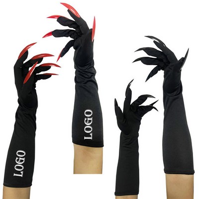 Halloween Cosplay Long Sleeve Claw Gloves