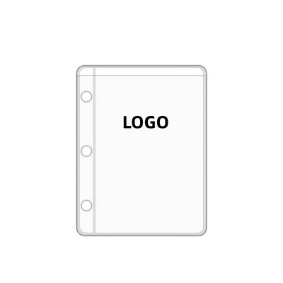 Mini A8 3-Inch Clear Pocket Photo Album with Sparkly Ring Binder