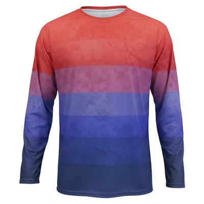 Cut & Sew Long Sleeve Sublimated Tee