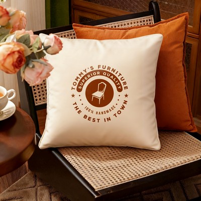 Indoor Square Throw Pillow (Double-Side Sublimation)