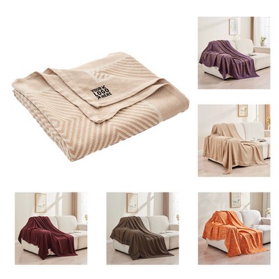 Polyester Sofa Blanket