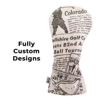 Pins and Aces Custom Driver Head Cover