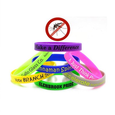 Full Color Personalized Silicone Mosquito Repellent Wristband
