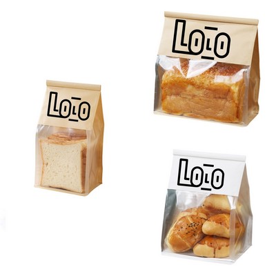 Clear Window Kraft Paper Bakery Bag