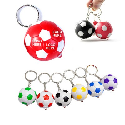 Soccer LED Sound Keychain