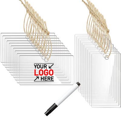 20pcs Acrylic Basket Labels