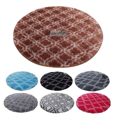 Home plush round carpet