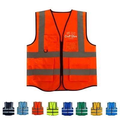 Breathable Reflective Vest with Pocket