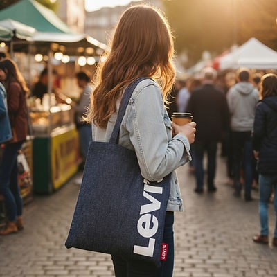 Denim Magazine Tote
