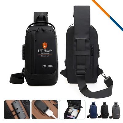 Ridge Sling Bag With Lock