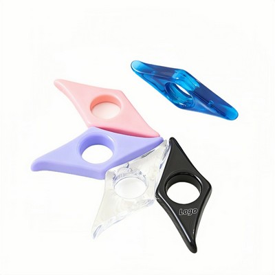 Acrylic Thumb Book Holder Press Down Page Marker Tool