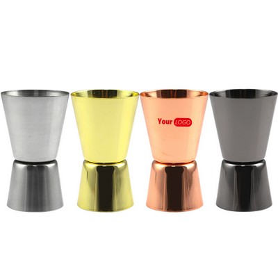 Stainless steel cocktail measuring cup