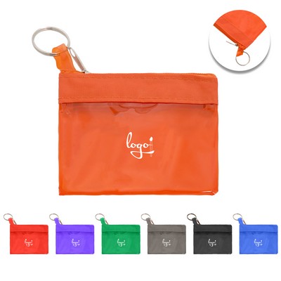 PVC Zippered Coin Purse