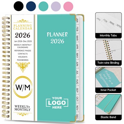Planner 2026 Weekly Monthly