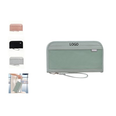RFID Blocking Travel Passport Wallet