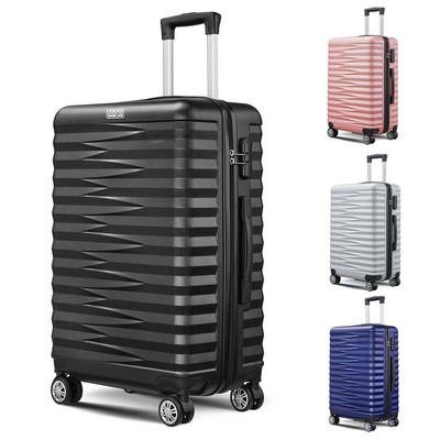 20" Telescopic Locking Suitcase w/ Combination Lock