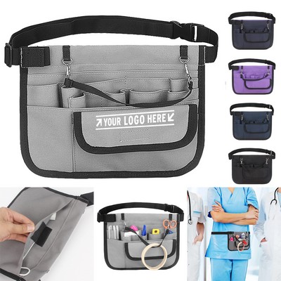 Multi-Pocket Nurse Utility Waist Bag
