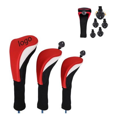 Personalized PU Golf Club Headcovers