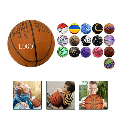 Durable Suede Leather Sports Basketball