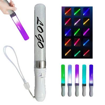 15 Colors Change Glow Stick Multicolor Led Glow Sticks Reusable Light Up Sticks