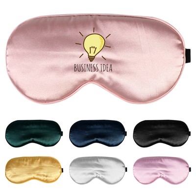 Double-Sided Simulated Silk Sleep Eye Mask