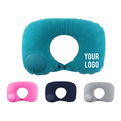 Flannel U-Shaped Travel Pillow