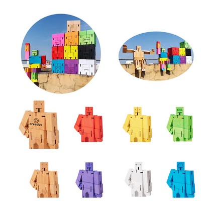 CubeWood Robot Puzzle Toy