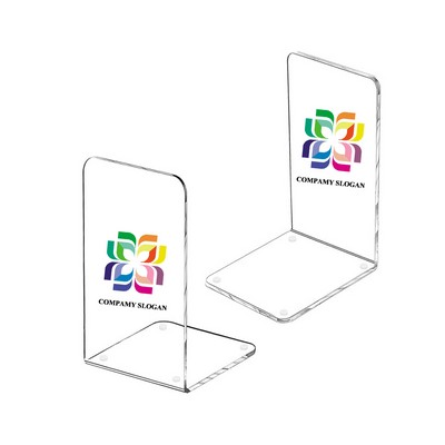 Acrylic Bookends Clear Book Ends