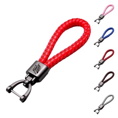 Luxury Microfiber Leather Keychain