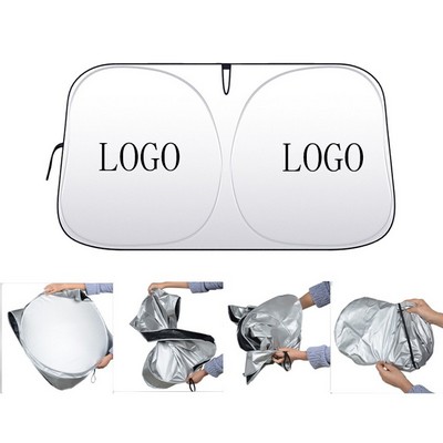 Silver Coated Car Front Windshield Sunshade