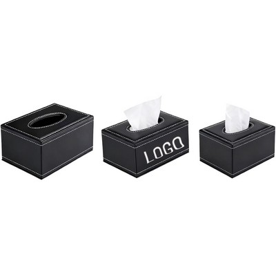 Commercial & Home Leather Tissue Box