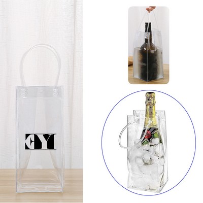 Clear Beverage Wine Cooler Bags