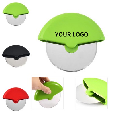 Round Wheel Kitchen Pizza Slice Cutter