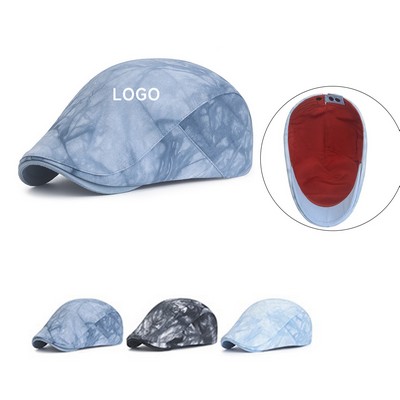 Tie Dye Vintage Artsy Beret