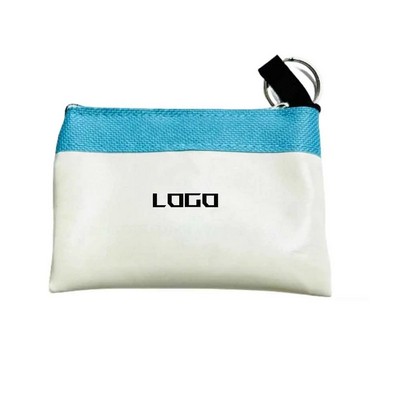 PU Leather Zipper Pouch