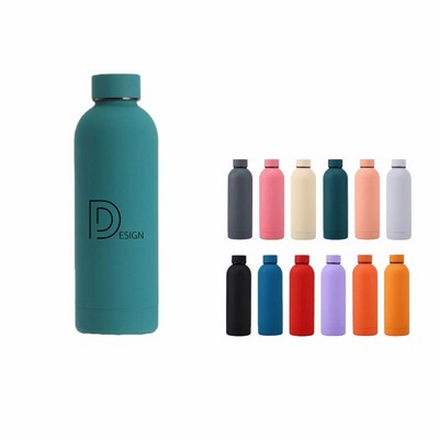 12Oz Stainless Steel Double Wall Insulated Vacuum Water Bottle