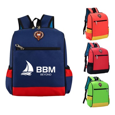 Kids Oxford School Backpack w/ Front Pocket
