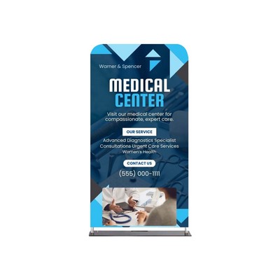 30" x 78" Ez Extend Stand (Graphic only)