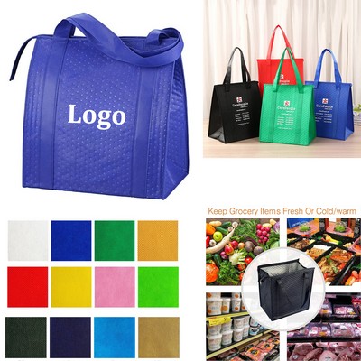 Custom Tote Insulated Grocery Bag(15"X13"X10")