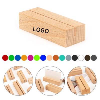 Wood Play Card Stand/Photo Holder