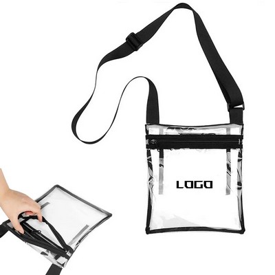 Clear PVC Crossbody Bag